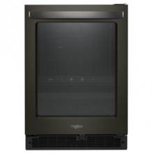 Whirlpool WUB50X24HV - 24'' Wide Undercounter Beverage Center In Black Stainless 5.2 Cu Ft.