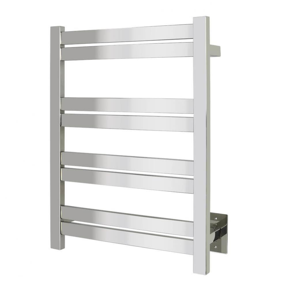 Maple 8 Towel Warmer, Polished, Hardwired, 8