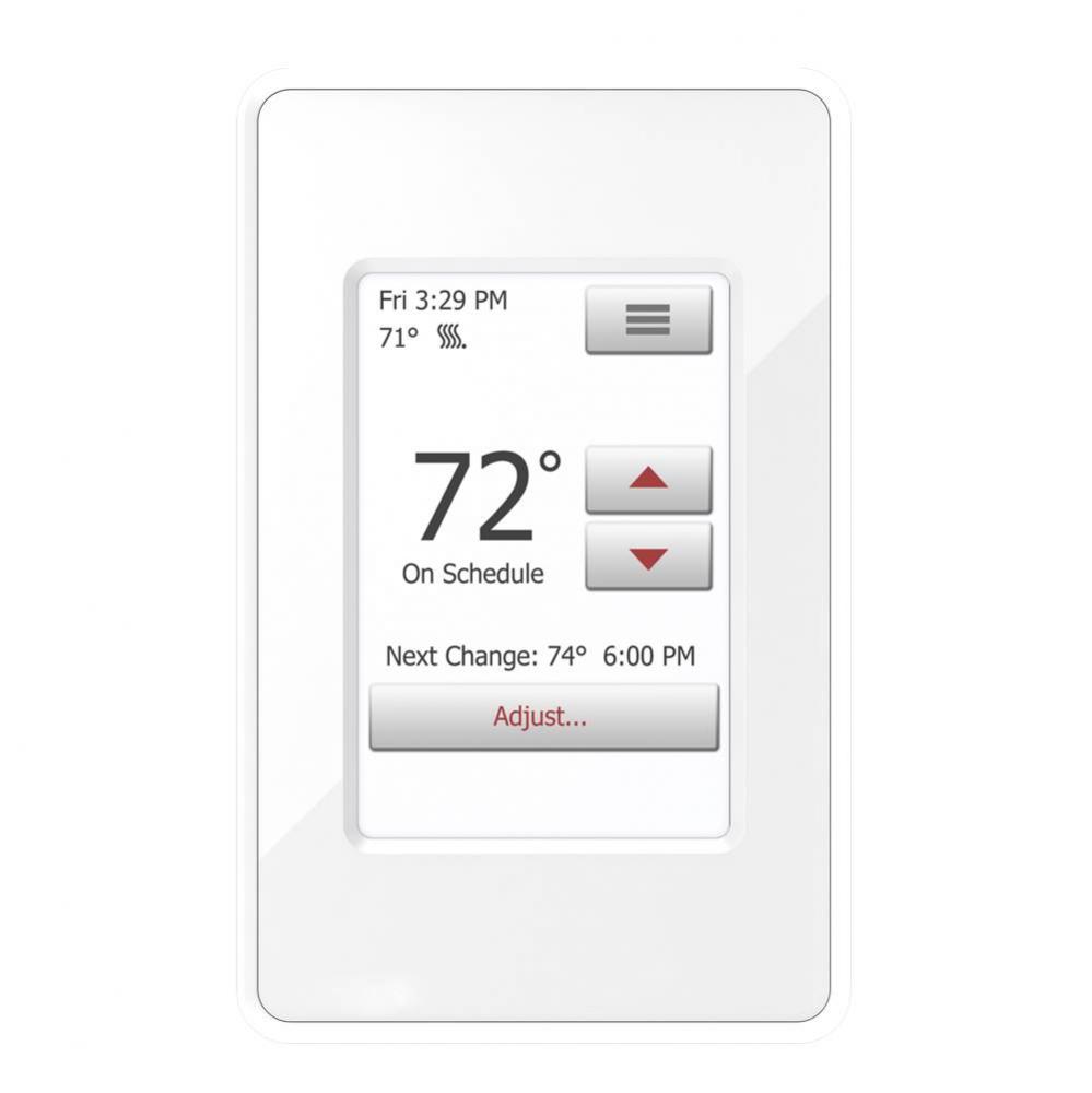 nSpire Touch: Touch Thermostat - Programmable, Class A GFCI, w/Floor Sensor -