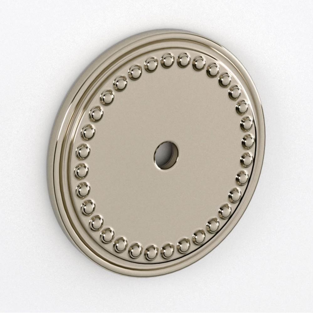 Bead 1-11/16 Appliance Pull Backplate - Weathered Pewter