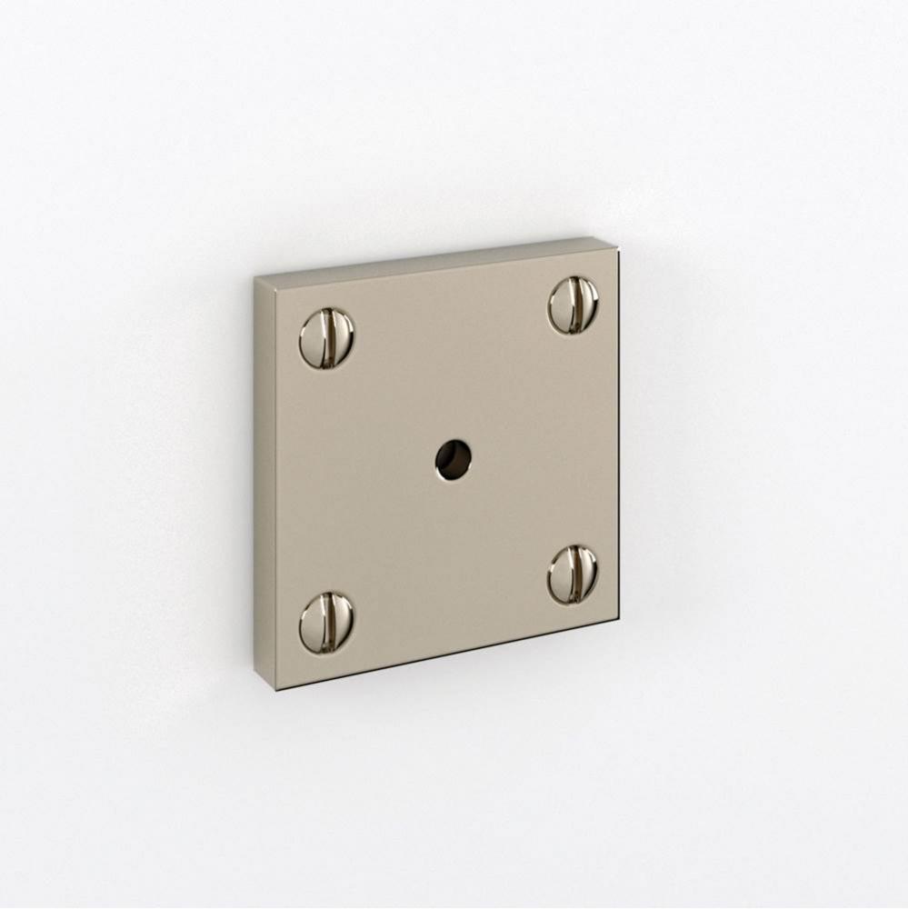 Manor 1-3/4'' X 1-3/4'' Square Appliance Pull Backplate Surface Mount -Polishe