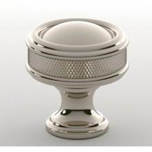 Water Street Brass 8534DHAP - Port Royal 1-1/2'' Recessed Diamond Knob - Hammered - Antique Pewter