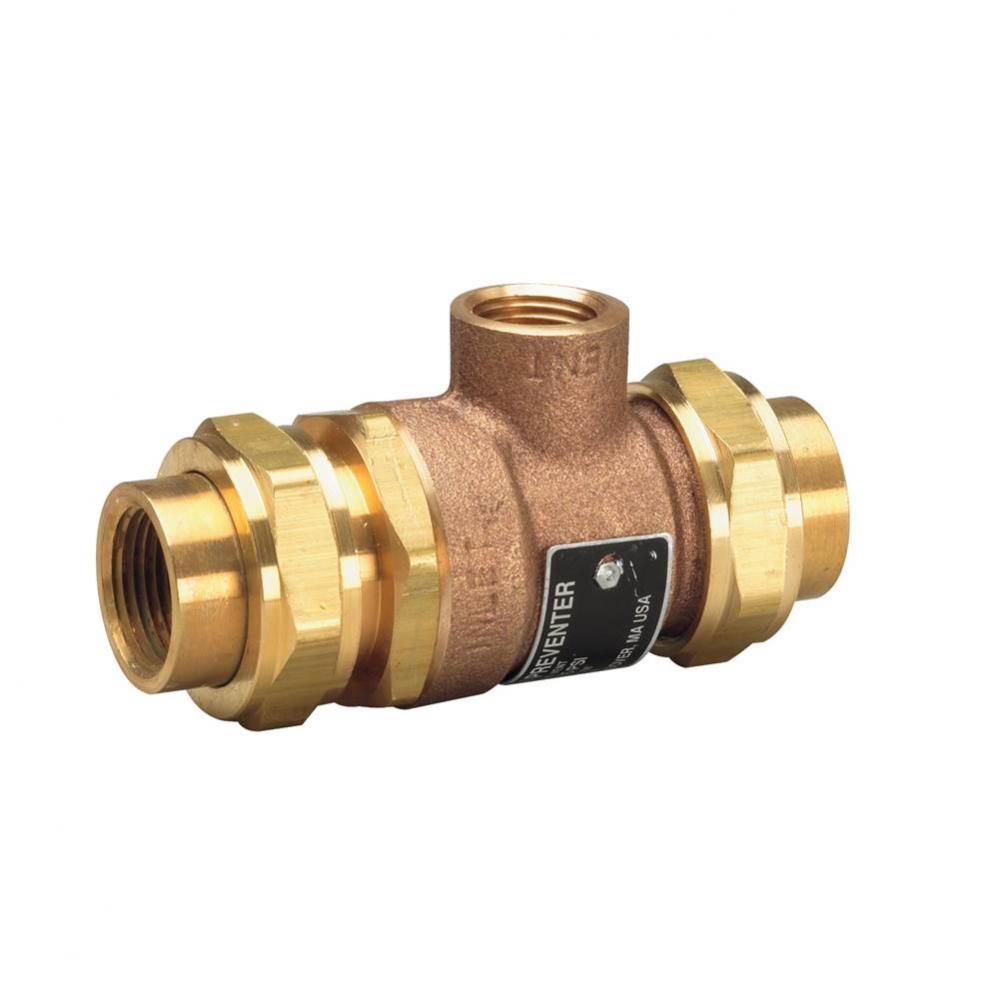 Dual Check Valve With Vent