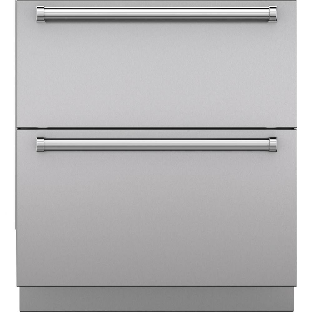 Stainless Drawer Panel Set, 4'' Toe Kick, Pro Handle