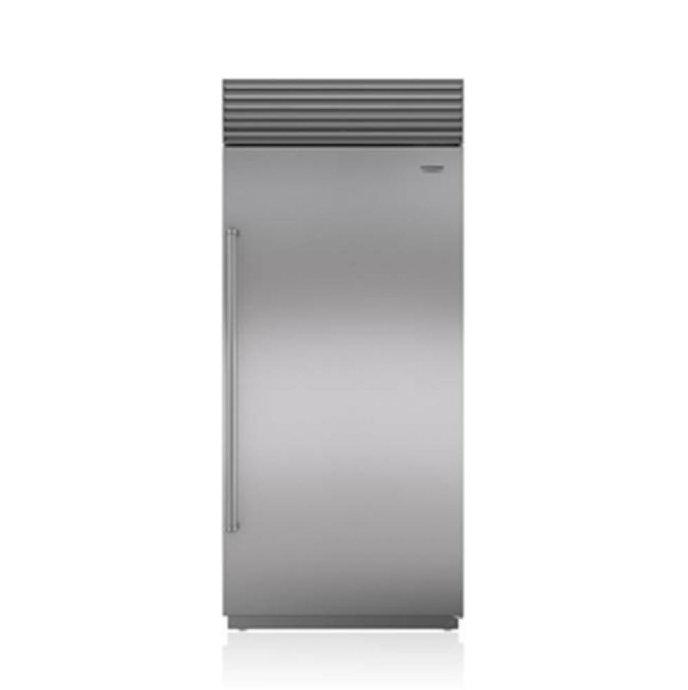 36'' BUILT-IN, ALL REFRIGERATOR, SS, PRO HANDLE, LEFT