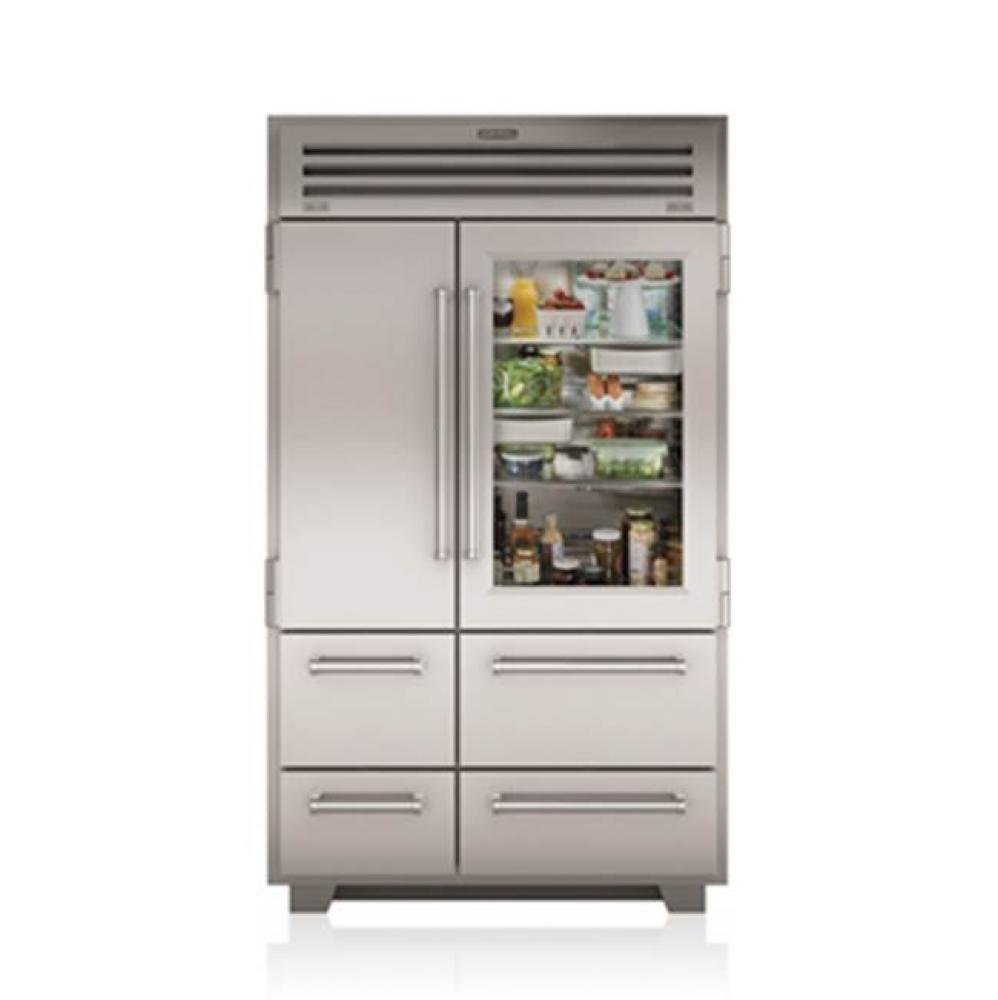 48'' PRO Refrigerator/Freezer with Glass Door