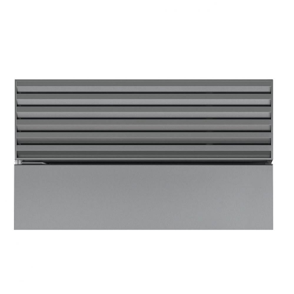 Classic 36'' Pro Louvered Flush Inset Grille - 84''