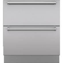 Subzero 7025309 - Stainless Drawer Panel Set, 6'' Toe Kick, Pro Handle