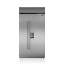 Subzero CL4250SD/S/P - 42' BUILT-IN, SIDE-BY-SIDE, EXTERNAL ICE & WATER DISPENSER, SS, PRO HANDLE