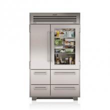 Subzero PRO4850G - 48'' PRO Refrigerator/Freezer with Glass Door