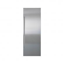 Subzero 9036857 - Classic 42'' Stainless Steel Flush Inset Refrigerator Door Panel With Pro Handle