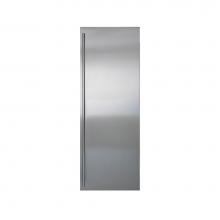 Subzero 9036861 - Classic 42'' Stainless Steel Flush Inset Refrigerator Door Panel With Tubular Han