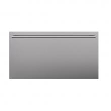 Subzero 9038356 - Classic 30'' Stainless Steel Flush Inset Drawer Panel With Tubular Handle