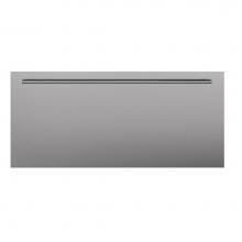 Subzero 9038373 - Classic 42'' Stainless Steel Flush Inset Drawer Panel With Tubular Handle