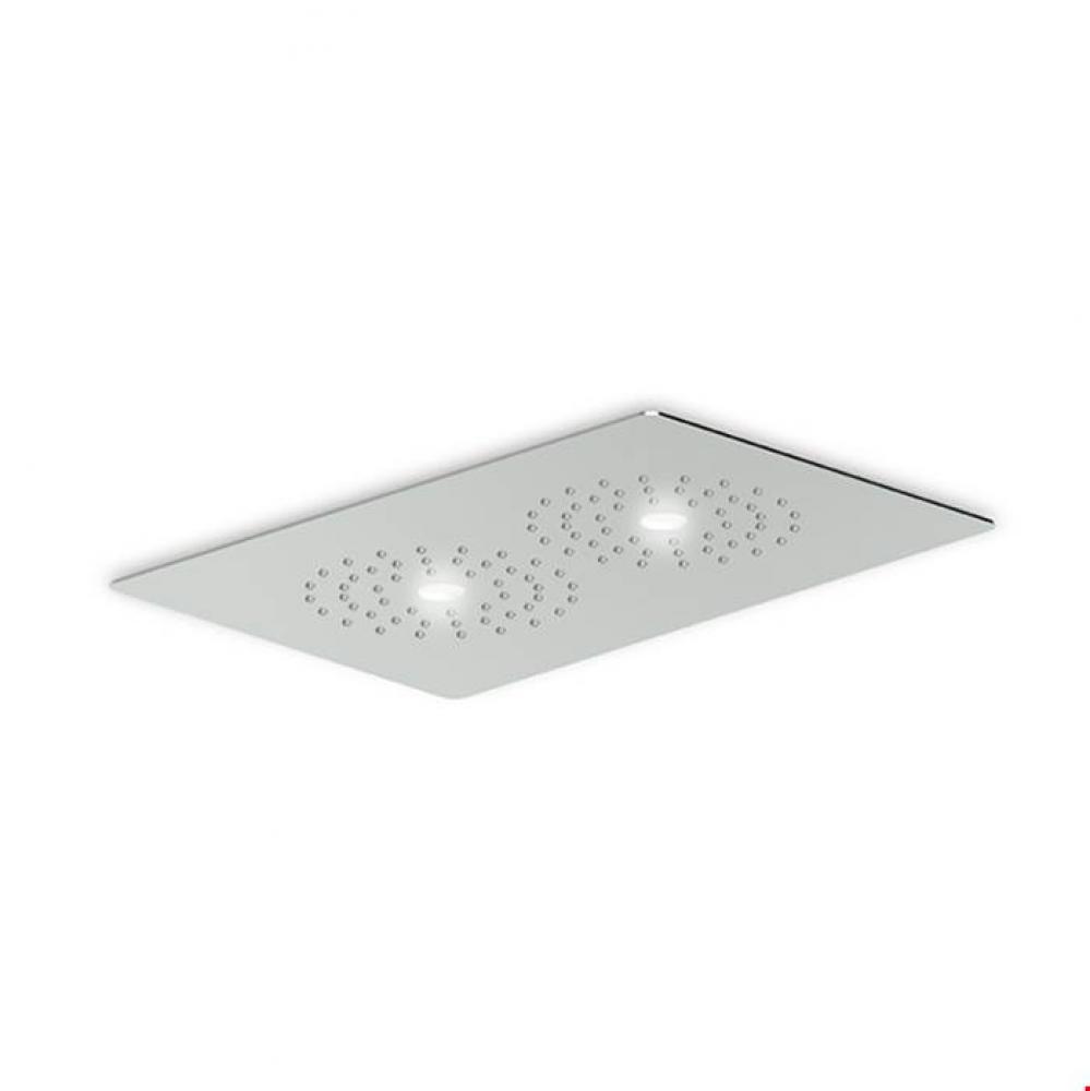 14 9/16''X 9 7/16'' Built-In Multifunction Shower Head With 2 Led Lights, Self