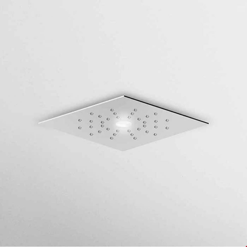 6 11/16'' X 6 11/16'' Built-In Multifunction Shower Head, With White Led Light