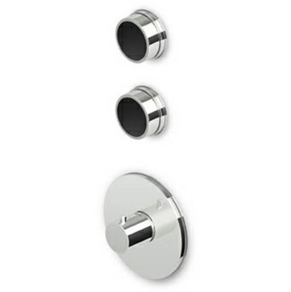 Built-In Thermostatic Shower Mixer With 2 Volume Controls
