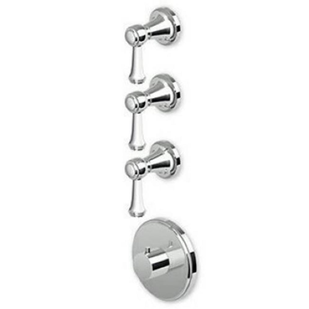Built-In Thermostatic Shower Mixer With 3 Volume Controls