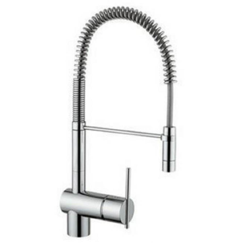Spin Single Lever Sink Mixer With Adjustable Spray, Aerator, Flexible Tails