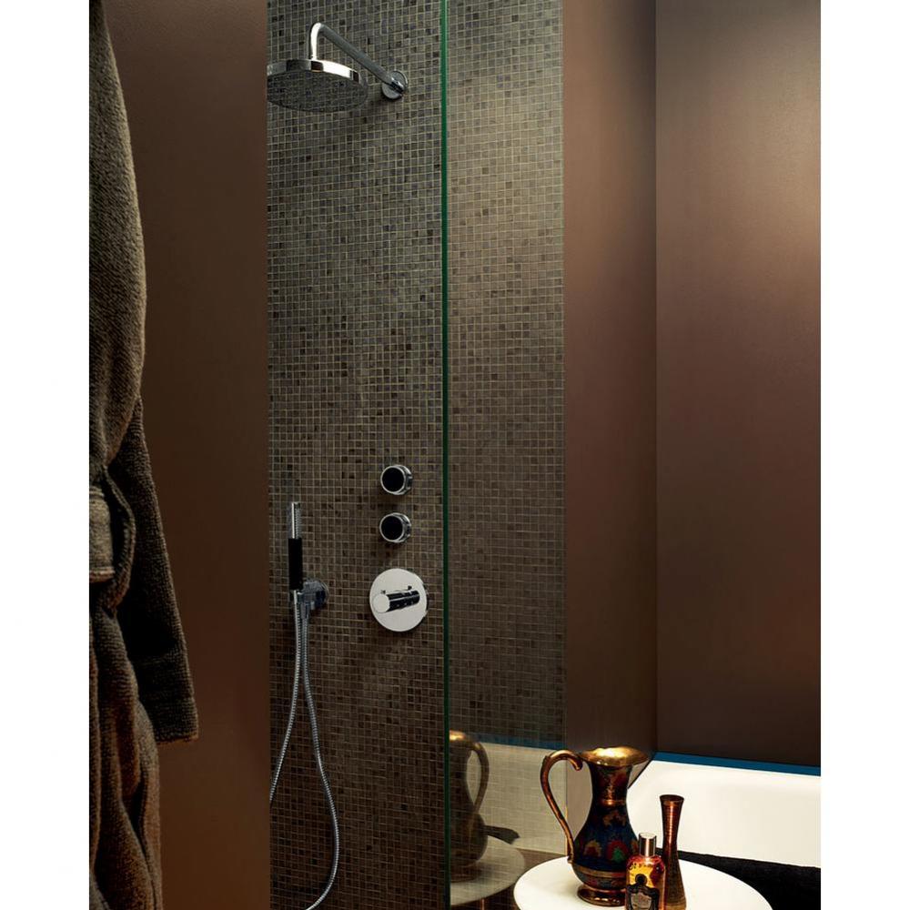 Built-In Thermostatic Shower Mixer With 2 Volume Controls