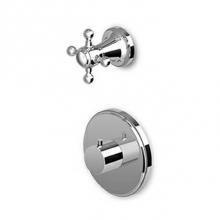 Zucchetti Faucets ZAG077.1900 - Built-In Thermostatic Shower Mixer With Volume Control