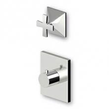 Zucchetti Faucets ZB1077.1900 - Built-In Thermostatic Shower Mixer With Volume Control