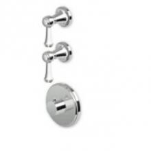 Zucchetti Faucets ZAM091.1900 - Built-In Thermostatic Shower Mixer With 2 Volume Controls