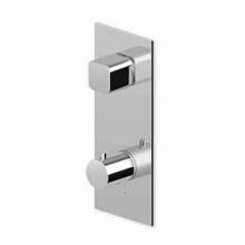Zucchetti Faucets ZIN646.1900 - Built-In Thermostatic Shower Mixer And 2/3 Way Div