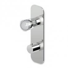Zucchetti Faucets ZNU646.1900 - Built-In Thermostatic Shower Mixer And 2/3 Way Diverter