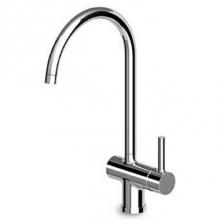 Zucchetti Faucets ZP6284.195E - Pan Single Lever Sink Mixer With Swivel Spout, Aerator, Flexible Tails