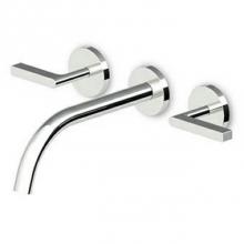 Zucchetti Faucets ZSB5697.190E - 3 Hole Built-In Basin Mixer