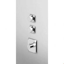 Zucchetti Faucets ZW5091.1900 - Built-In Thermostatic Shower Mixer With 2 Volume Controls
