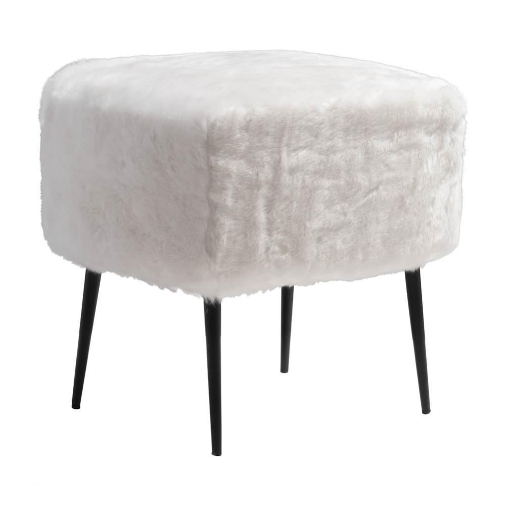 Fuzz Stool White