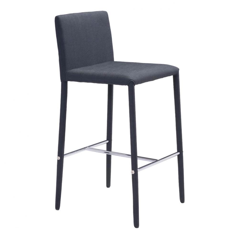 Confidence Counter Chair (Set of 2) Black