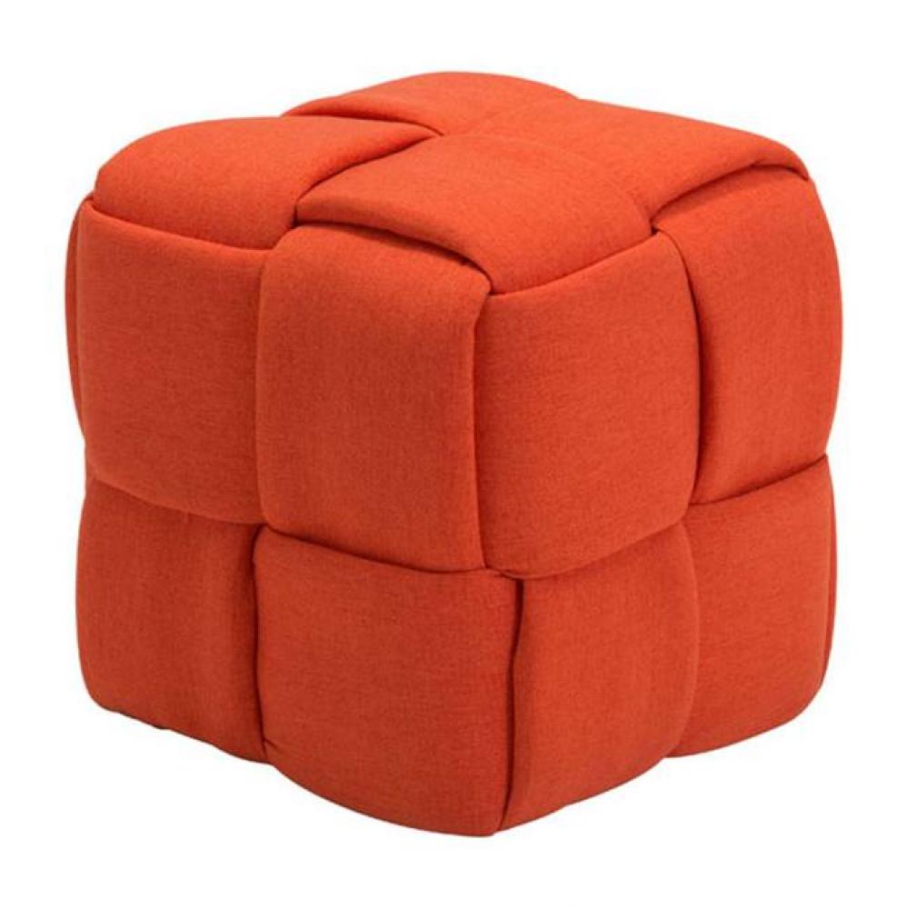 Checks Stool Orange