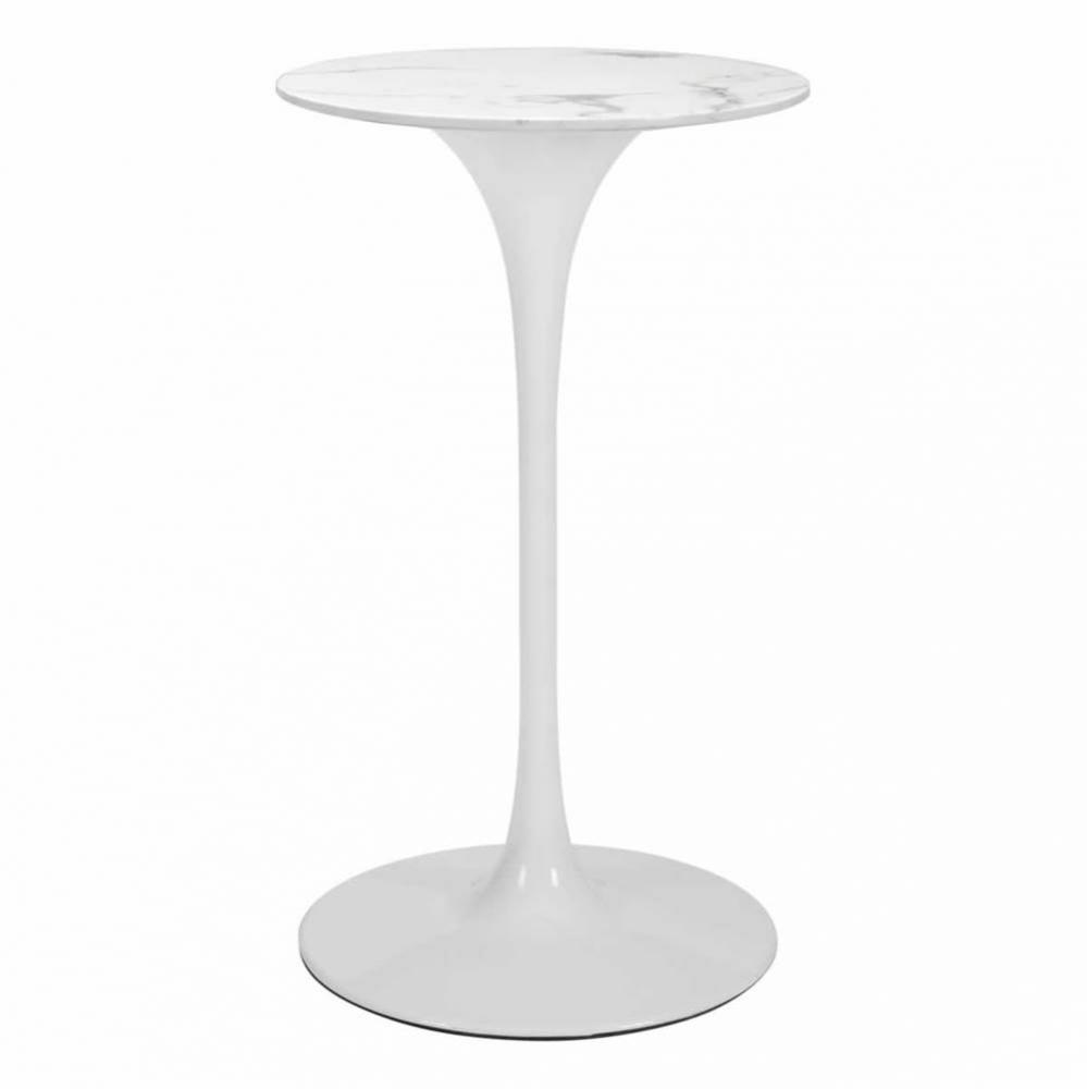 Dylan Bar Table Stone & White