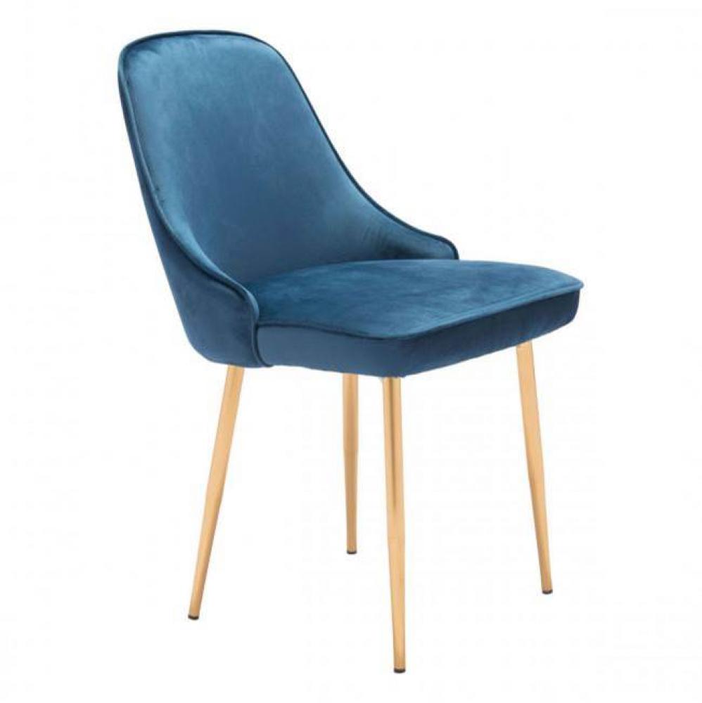 Merritt Dining Chair Navy Velvet