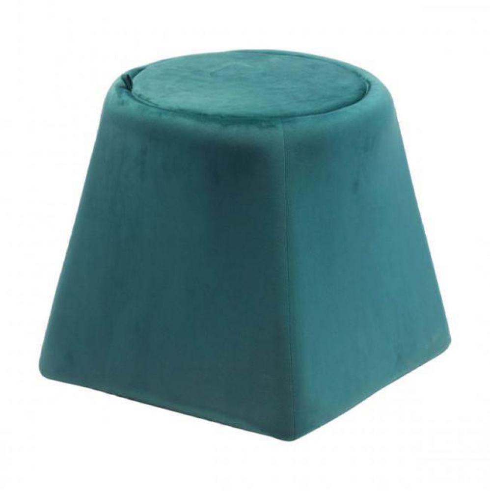 Botanical Ottoman Green Velvet