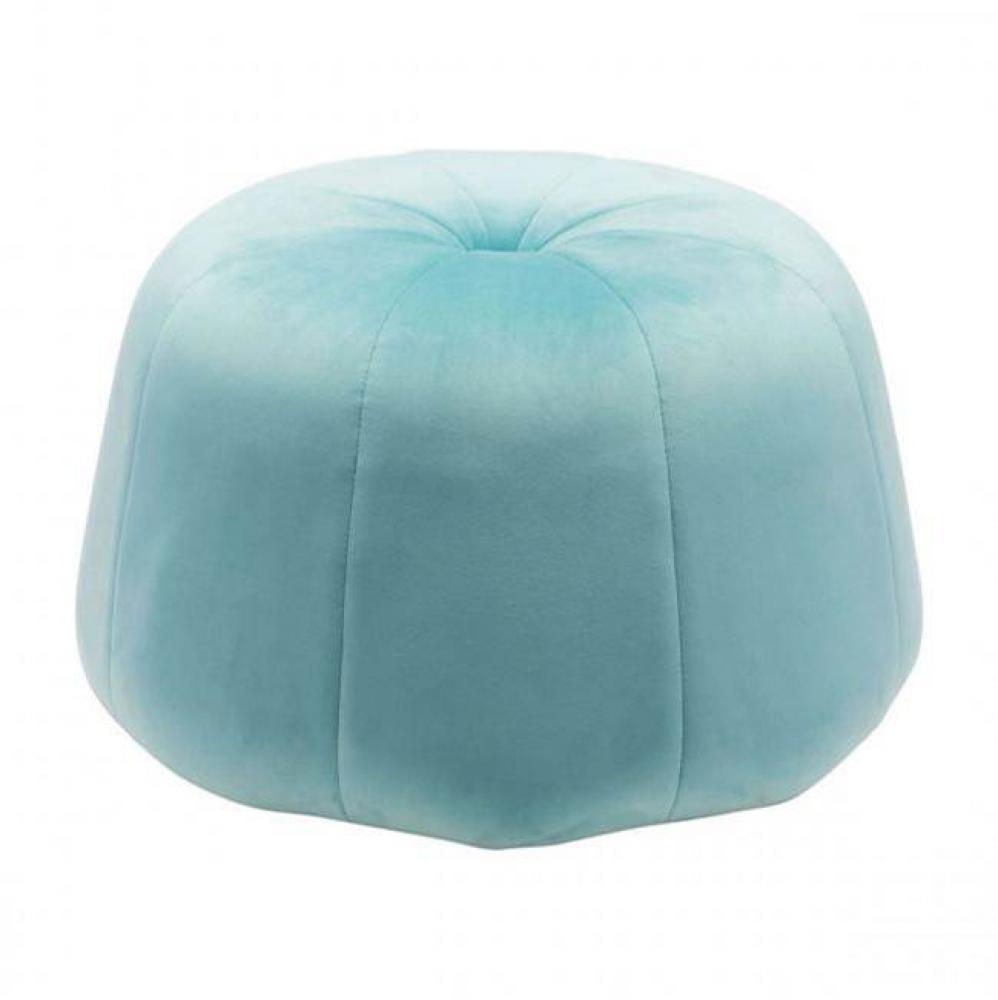 Dulcet Ottoman Light Blue Velvet