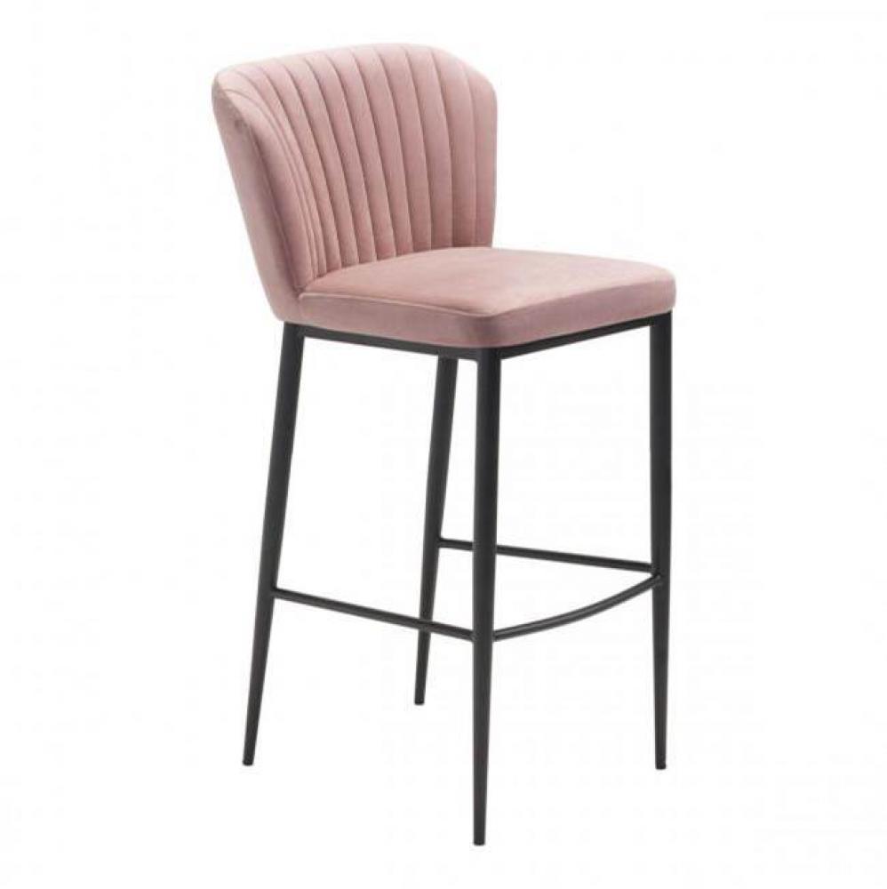 Tolivere Bar Chair Pink Velvet (Set of 2)