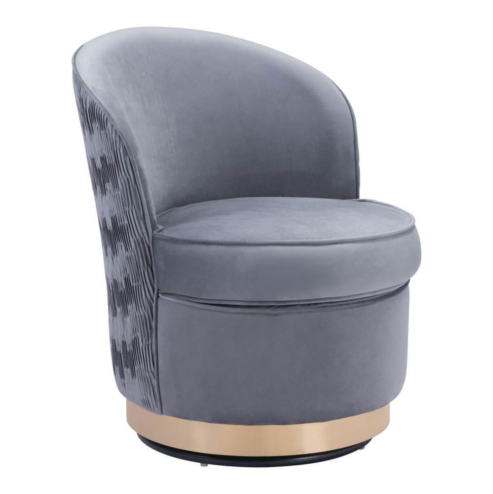 Zelda Accent Chair Gray