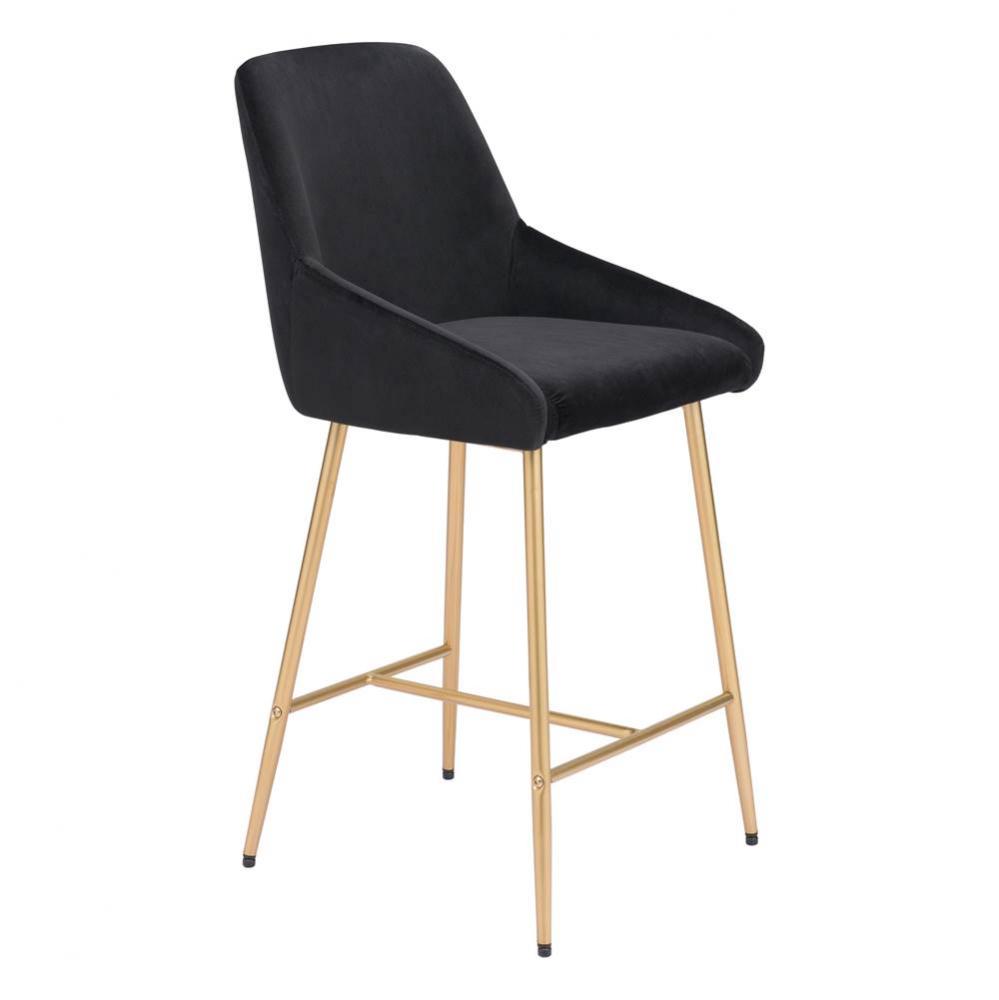 Mira Counter Chair Black