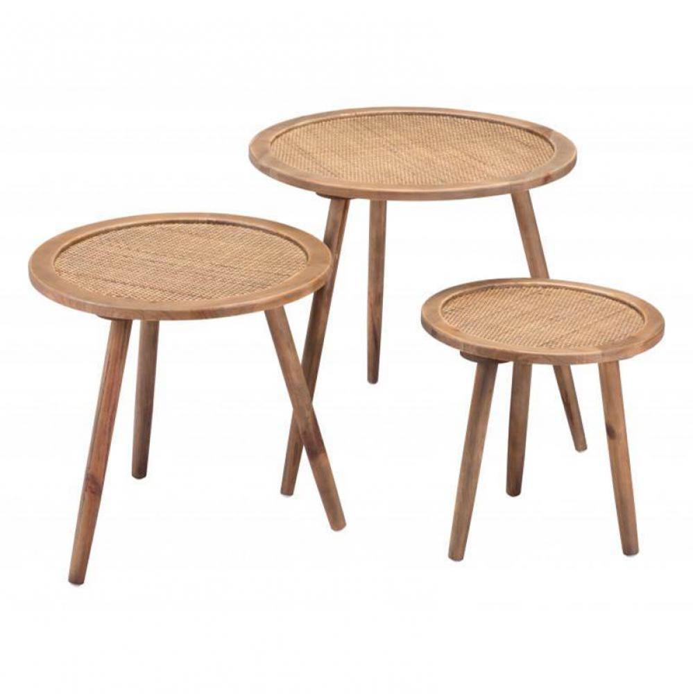 Paul Accent Tables (Set of 3) Natural