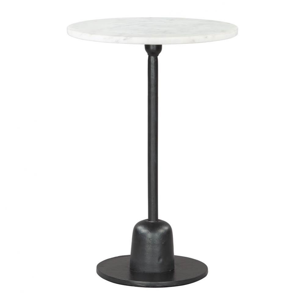 Whammy Side Table White and Black