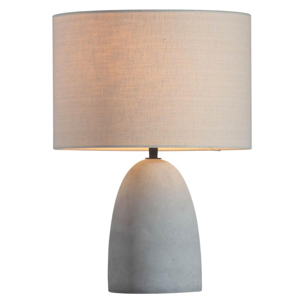 Vigor Table Lamp Beige and Gray