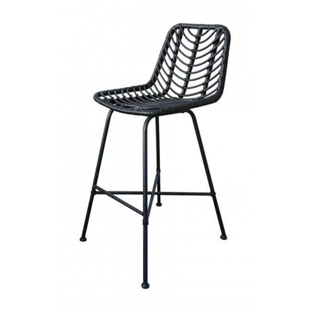 Malaga Bar Chair Black