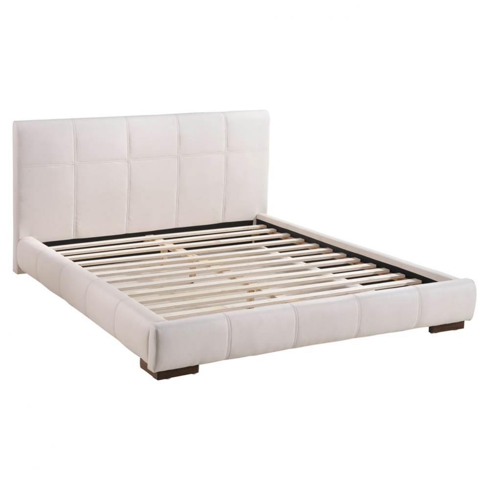 Amelie King Bed White