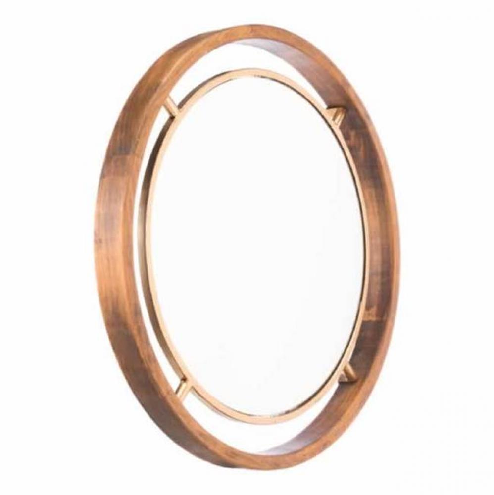 Round Mirror Gold