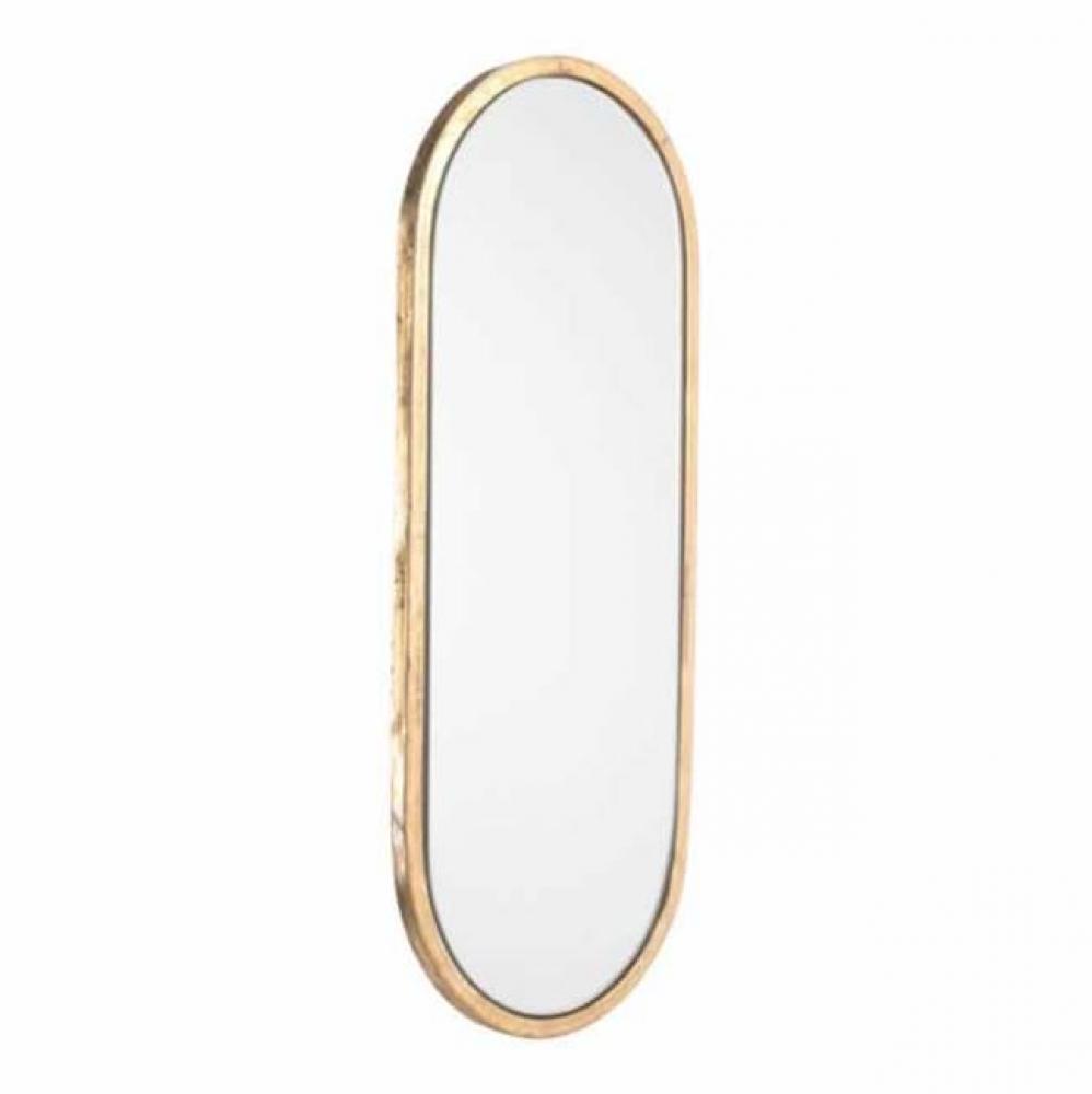 Oval Gold Mirror Gold
