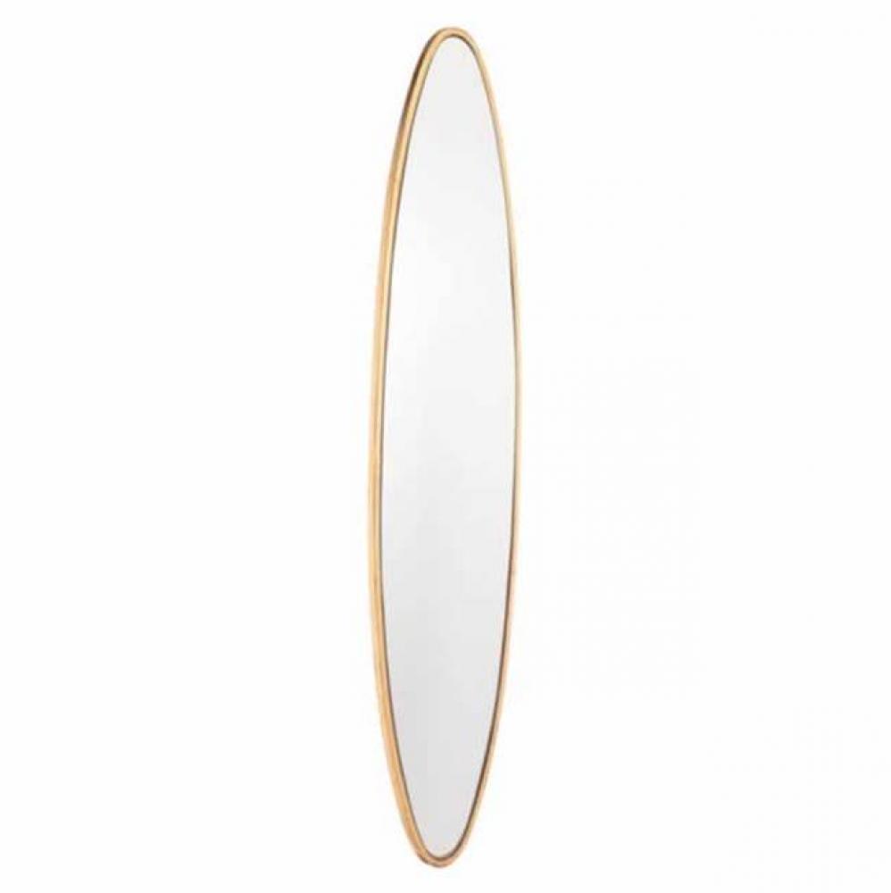 Large Oval Mirror Gold